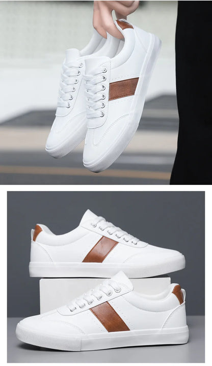 Sneakers Men 2026 Spring Board Shoes Men's Casual Shoes Breathable Student Casual Shoe Low Cut Color Blocked Men's Shoes