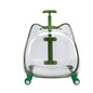Pet Trolley Case, Fully Transparent Cat Case, Breathable Space Cabin Cat Bag, Outdoor Bag, Portable Small Dog Bag