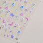 Shiny Blowing Bubble Nail Decorations Stickers 5D Shell Light Love Cat Bubble Transfer Slider Sticker DIY Summer Manicure Decals