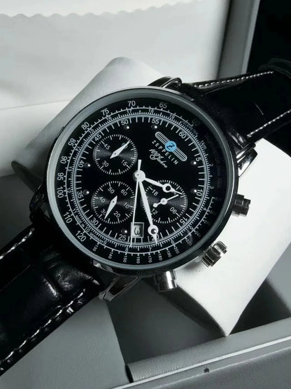 Zeppelin Airship Automatic Mens Watch Retro Business Commemorative Gift Fashion Leisure Timepiece Case New Watch