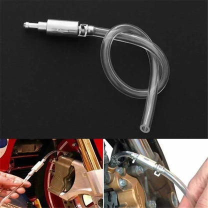 Special Bleeder Hose Kit for Car Clutch & Brake - Hydraulic One Way Valve Tube Bleeding Tool with Replacement Adapter Universal