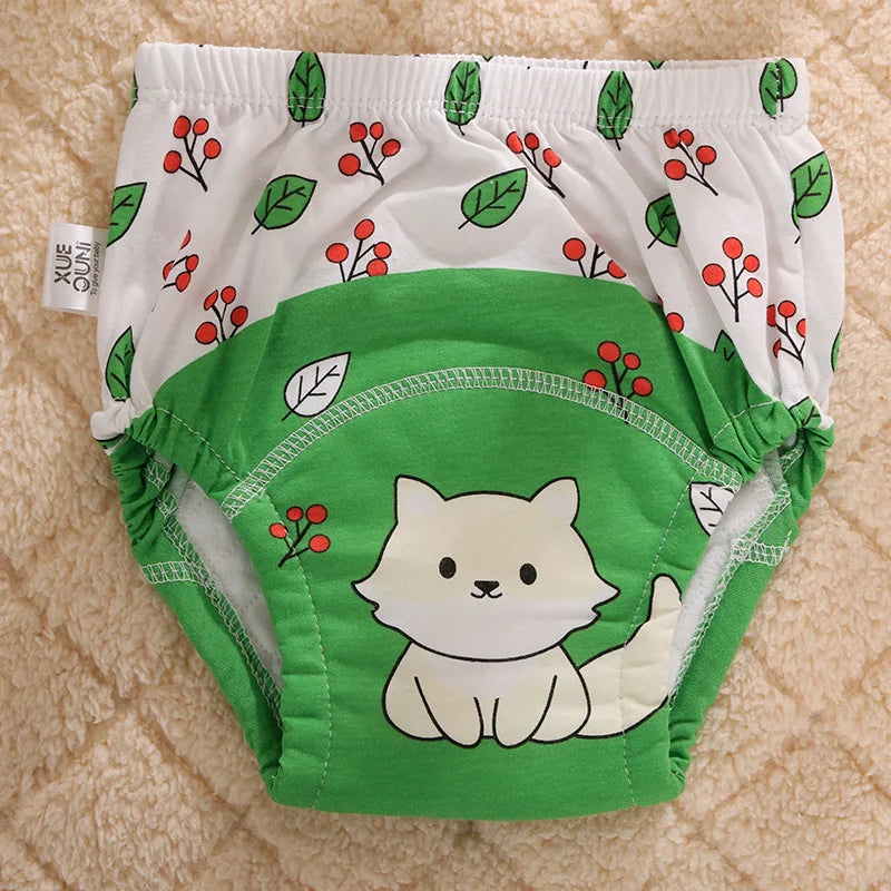 Baby Waterproof Diapers Pee Shorts Underwears Reusable Soft Ecological Cotton Toddler Potty Training Pants For Boys Girls