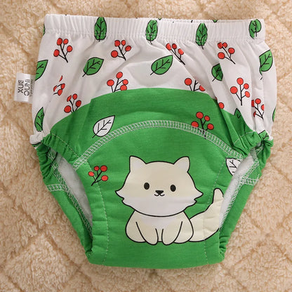 Baby Waterproof Diapers Pee Shorts Underwears Reusable Soft Ecological Cotton Toddler Potty Training Pants For Boys Girls