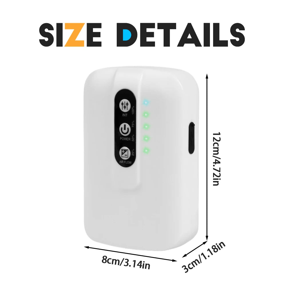 Air Pump With Adjustable Air Volume 2 Working Modes Portable Oxygen Aerator Pump For Fishing Aquarium Fish Tank