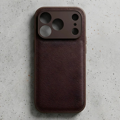 Business Moon Pit Texture Phone Case, Solid Color Full‑Coverage Shockproof Protective Cover for iPhone 17 Pro Max 16 15 14 13 12
