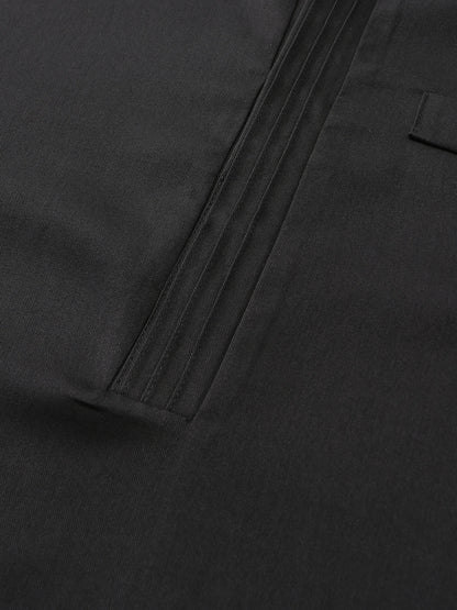 Muslim Men's Formal Thobes Long-Sleeved Solid Color Loose Traditional Islamic Men's Clothing Kaftan Festival Arabic Ethnic Style