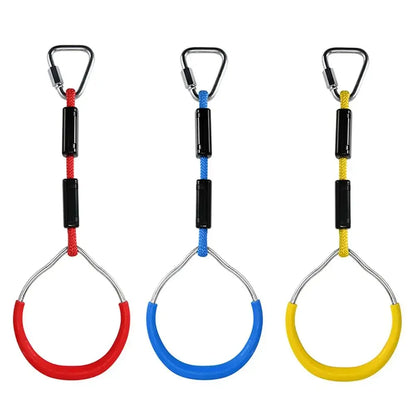 Children's Outdoor Gymnastics Rings Climbing Short Rope Horizontal Bar Children's Grip Strength Training Children's Fitness Toys