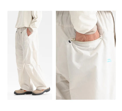 Men Streetwear Fashion Loose Casual Lightweight Quick Dry Sport Pants Women Outdoor Techwear Cargo Baggy Pant Boy Girl Trousers