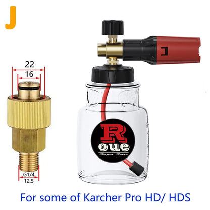 KAIKARAI High-Pressure Cleaning Gun Black-red Foam Watering Can Simple Car Washing Tools Outdoor Garden Washing Machine Bubbler