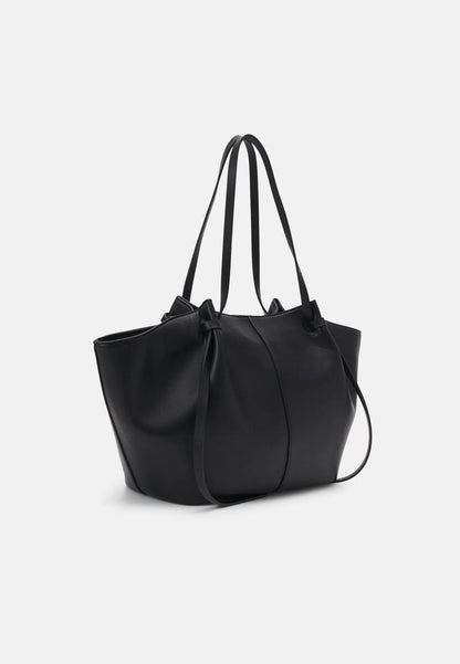 Fashion Large Capacity Trapeze Women Shoulder Bags Designer Metal Lock Handbags High-Quality Pu Leather Big Tote Commute Bag