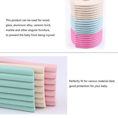 Kids Collision Cushion Foam Bumper Free Tape 2m Baby Safety Desk Edge Guard Strip Table Corner Protector