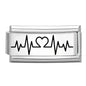Laser Engraving Piano Heart Star Wings NO.7 Lips Italian Charm Links Fit 9mm Bracelet Stainless Steel Men Women DIY Making Gifts