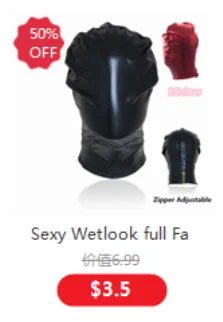 Erotic Fetish Costumes of Leather Bdsm Bondage Hood Mask with Mouth Hole for Couples Adults Slave Rolplay Flirting Games