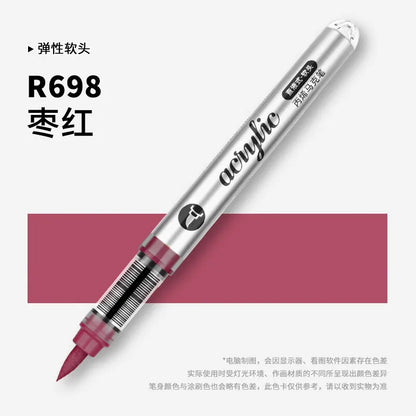 1 PC 120 Colors Acrylic Paint Marker Pens Professional Drawing Pens for Graffiti Manga School Aesthetic Stationery Art Supplies