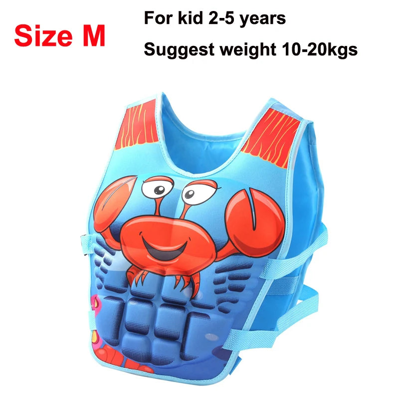 Boy Girl Non Inflatable Swim Vest Safer Baby Float Vest Swimwear Kids Good Swimming Learning Helper Swimming Pool Accessories