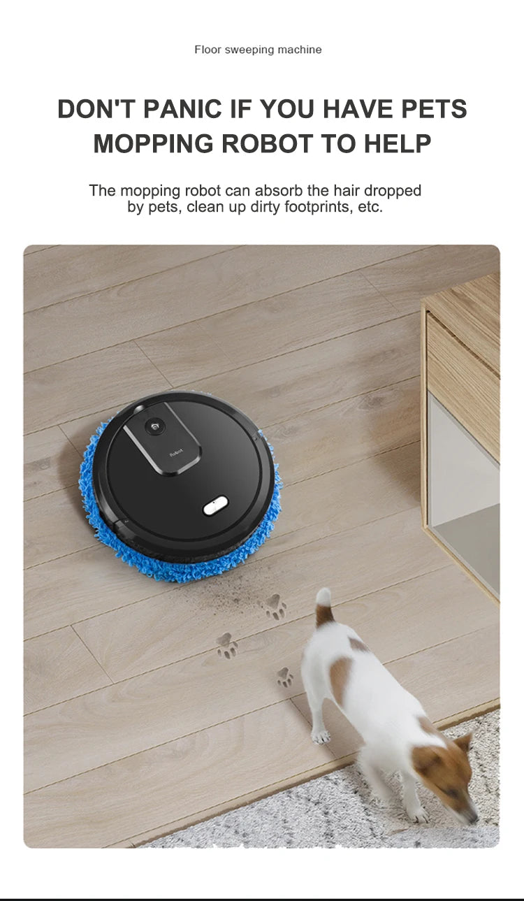 Smart Robot Vacuum Cleaner Multifunction Home Cleaning Sweeping Machine Rechargeable Wireless Smart Floor Machine Office Clean
