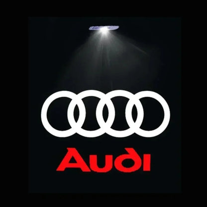 2pcs Car For QUTTRO Audi Sline A1 A3 A4 A5 A6 A7 Q3 Q5 Q7 TT B5 B6 B7 8P 8V 8P 8L S3 S4 Door logo Welcome Light Accessories