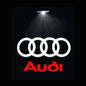 2pcs Car For QUTTRO Audi Sline A1 A3 A4 A5 A6 A7 Q3 Q5 Q7 TT B5 B6 B7 8P 8V 8P 8L S3 S4 Door logo Welcome Light Accessories