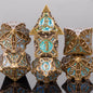 7pcs DND Metal Dice Set MTR Polyhedral Dice for Dungeons And Dragons Role Playing Games D&D Dice Set Dnd Gifts