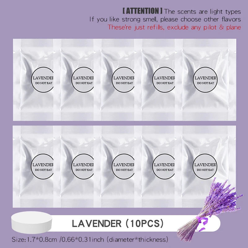 Just Refills!exclude any plane/pilot dog bear car air freshener replacement tablets fragrance pods aroma supplement perfume pads