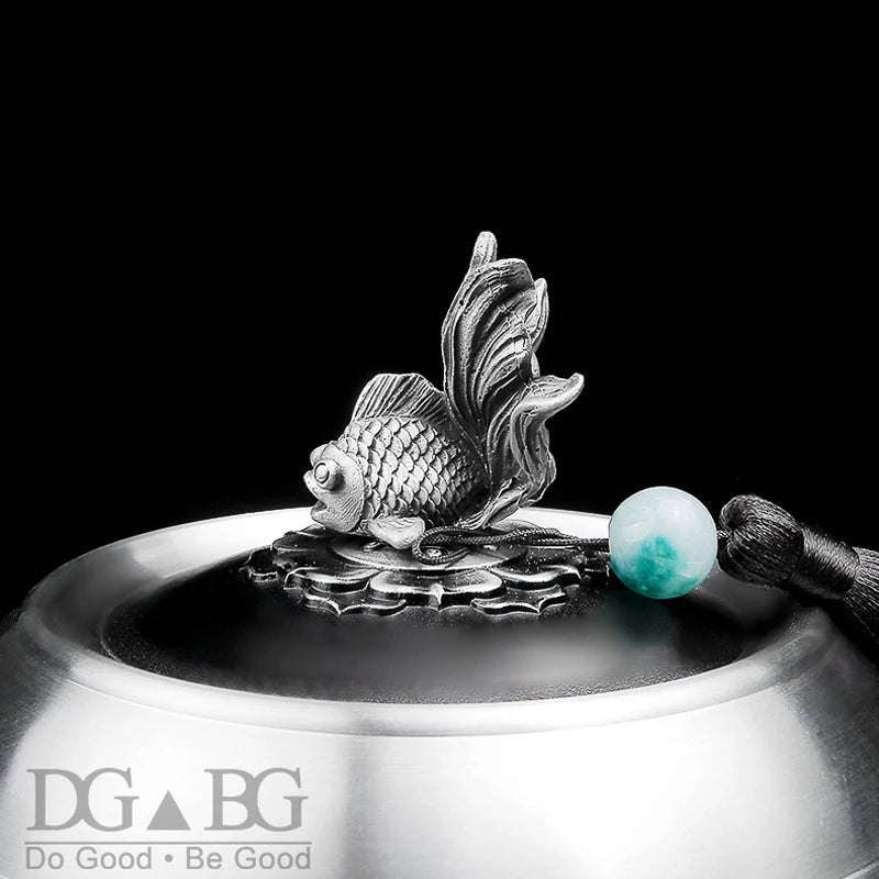 Fish Pure Tin Urn Ashes For Human Large Capacity Cremation Urns Ash Casket Funeral Keepsake Memory Souvenirs Gift Custom
