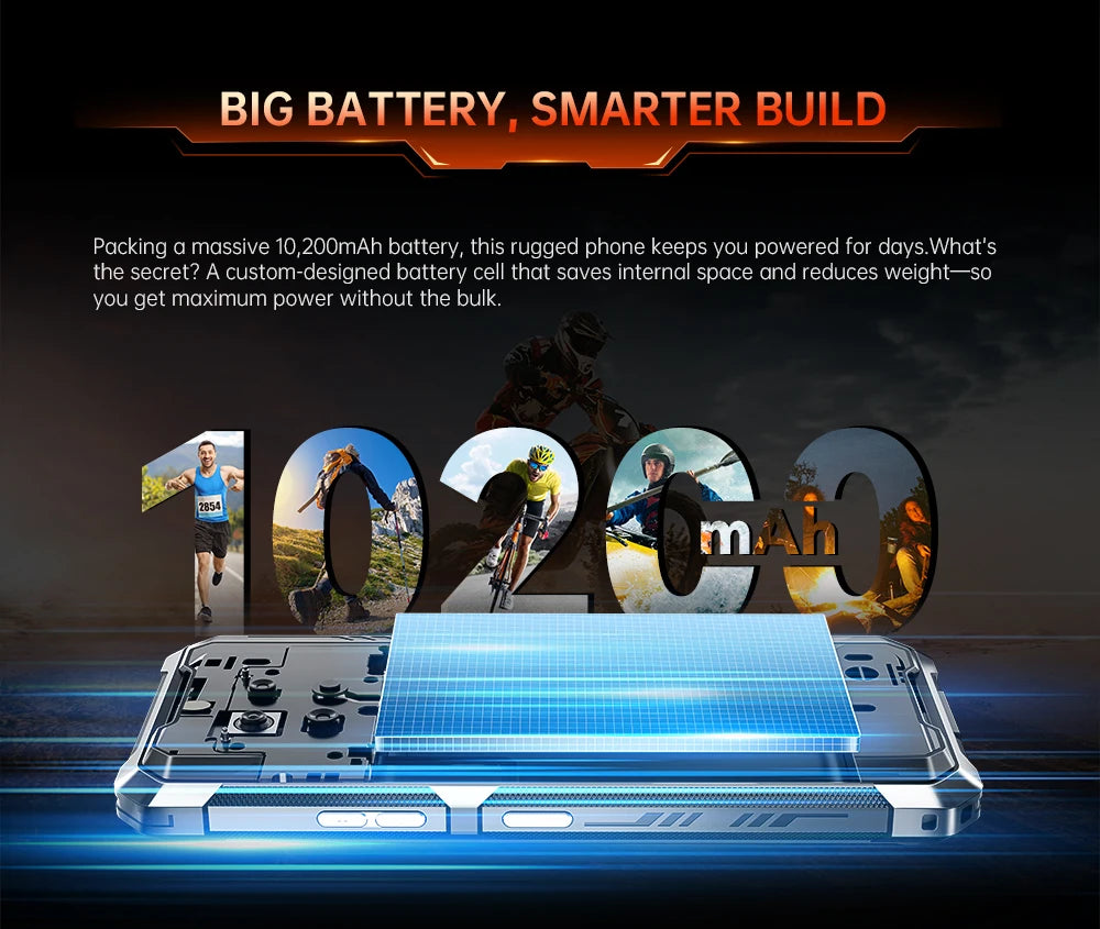 [Shipping From Poland] Cubot KingKong ES 3 Rugged Smartphone 16GB(6+10)+256GB Android 15 10200mAh 6.745'' 4G Mobile Phone NFC