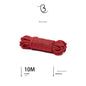 10m Shibari Bondage Rope,Soft Jute for Japanese Rope Art,Skin-Friendly for Beginners,Natural Color Skin-Safe Jute Couples Play