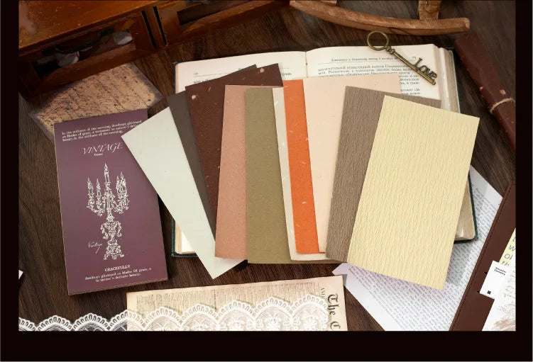 30pcs/lot Memo Pads Material Paper The Barren Dream Junk Journal diary Scrapbooking Cards Background Decoration Paper