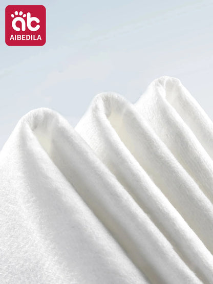 Newborn Baby Cotton Dry Wipes Unscented Hypoallergenic 3-In-1 Clean Care Protect Thick Sensitive Skin Facial Towels for Infants