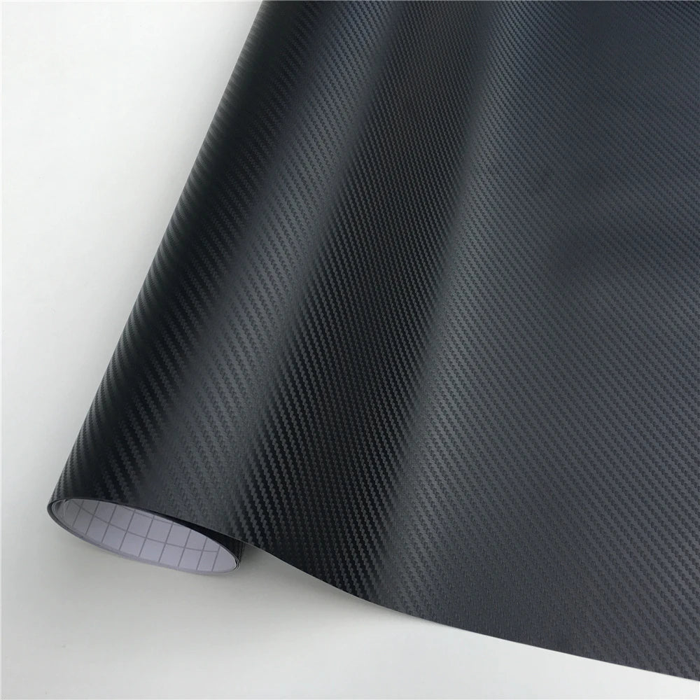 Carbon Fiber Vinyl Wrap Film Car Stickers Glossy Matte Chrome Wrapping Foil Car Decal Styling Scooter Motorcycle