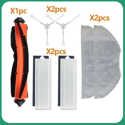 For Xiaomi G1 MJSTG1 HEPA Filter Main Brush Side Brush Mop Bumijia Robot Vacuum Mop Essential Mijia Cleaner Replace  Accessories