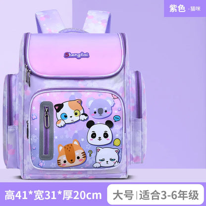 2026 Waterproof Children School bags for Boys Girls Kids Cartoon Schoolbag Orthopedic Primary School backpack mochilas infantil