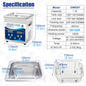 Ultrasonic Cleaner Glass Jewelry Watch Tools 1L 40KHz Ultrasonic Cleaning Machine 60W 120W Ultrasound Bath Degas Semiwave