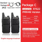 Retevis RT622 Mini Walkie Talkie 2pcs PMR446 Portable Two-way Radio PTT Walkie Talkies Communication Radio for Restaurant Hotel