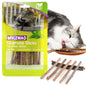 Silvervine Sticks for Cats, 10PCS Kitten Toys Catnip Toys Kitty Chew Toys Wooden Stick Kitten Teething Toys Suitable for Cats