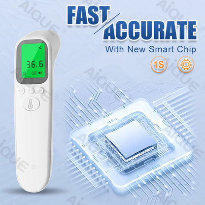 AiQUE Infrared Thermometer Forehead ℃/℉ Digital LCD Body Fa's't Measure Kids Adult Fever IR Children Non-Contact Termometro