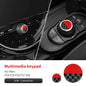 Central Control Volume Multimedia Button Knob Sticker for MINI Cooper F55 F56 F57 F60 Countryman Leather Car Interior Styling