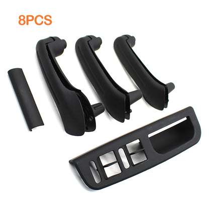 Interior Car Door Armrest Cover Panel Pull Handle Grab Cover Replacement For Volkswagen VW Bora Golf 4 MK4 Jetta 1999-2004