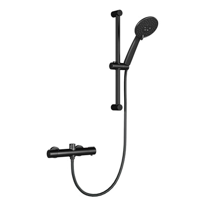 Bathroom Shower Faucet Wall-mounted Bathtub Mixer Taps Thermostatic Bath Tub Showers System Set with 3 Modes Rain Handheld