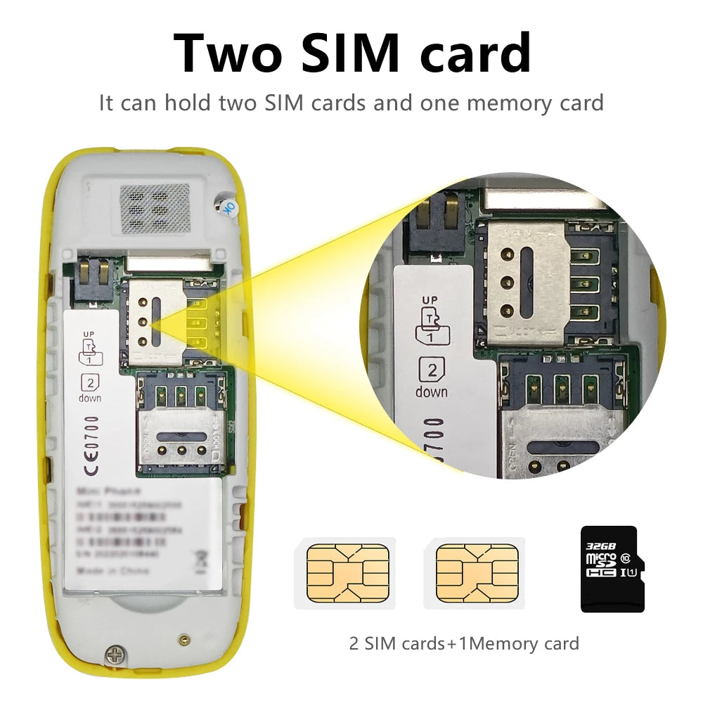 SERVO BM10 Tiny Mobile Phone 2G GSM Bluetooth Earphone Voice Changer Dialer mini Telephone Call Recording Dual SIM Dual Standby Unlocked Small Cellphone