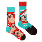 1 Pair Man Women Sock Original AB Tide Socks Colorful Cat Dog Koala Cow Cotton Socks Four Seasons Unisex Socks for Birthday Gift