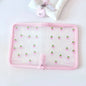 A6 Size Cute Stationery Storage Folder File PP Twill Zipper Pouch Document Bag Zip File Folder School Office Supplies