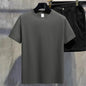 Men T Shirt Summer Cotton Tops Women Solid Color Blank Tshirts O-neck Round Collar Short-Sleeve Couple White Top Tees