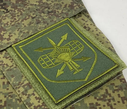 Beautifully Embroidered Russian Camouflage Combat Uniform Armband Rank Identification Badge