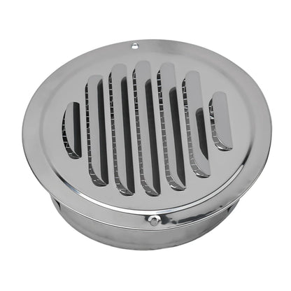70-300mm Round Stainless Steel Vent Grille Exterior Wall Duct Ventilation Tool Hood Exterior Wall Duct Ventilation Tools