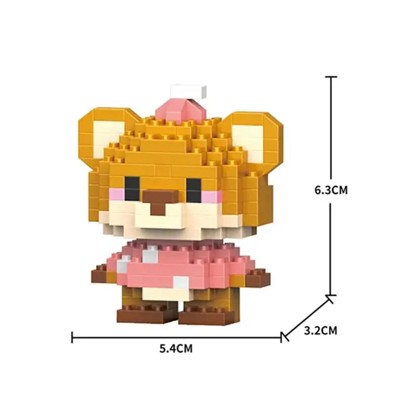 Insect Micro Animals Pet Cats Dog Building Blocks 3D Diamond Model BEE Snail Brick City Construction Toy for Children Kid Gift
