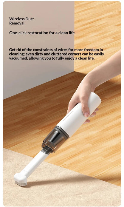 Vacuum Cleaner Mini Car Cleaning Powerful Suction Handheld Car Vacuum Cleaner Rechargeable for Car and Home Auto Vacuum Cleaner
