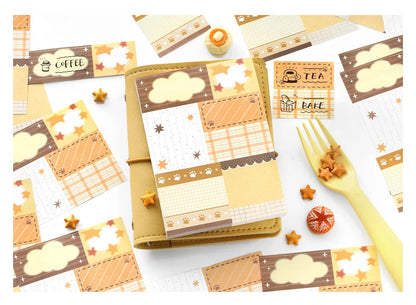 80sheets Starlight Fragment Series Kawaii Ins Message Notes DIY Scrapbooking Material Aesthetics Craft Paper