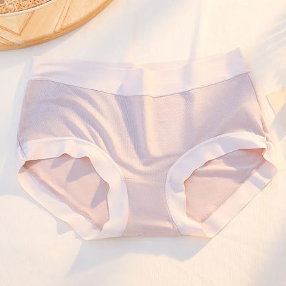 4Pcs/Set Women's Panties Modal Underwear Female Comfortable Seamless Sexy Lingerie Intimates Underpants Briefs Girls Solid M-XL