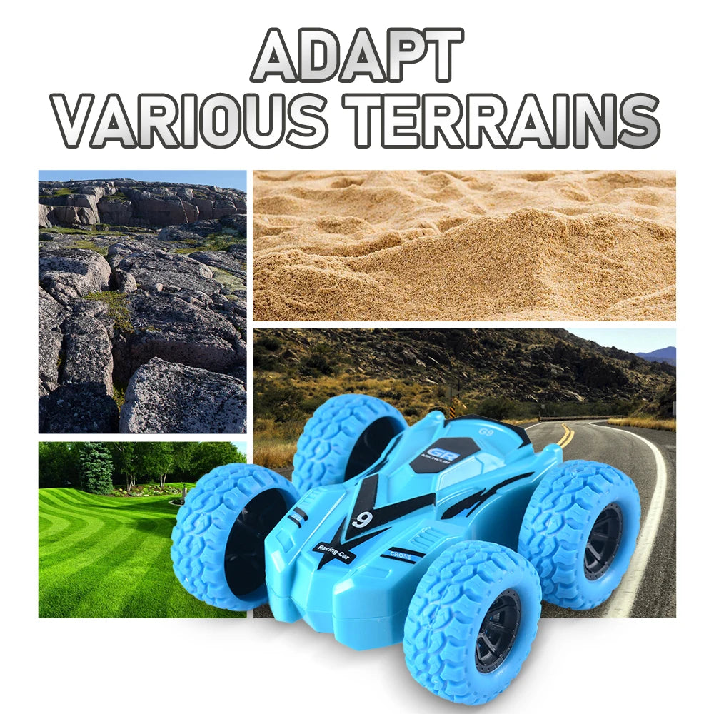 Fun Pull Back Car Double-Side Vehicle Inertia Safety and Fall Resistance Shatter-Proof Model for Kids Boys Children's Toys Car